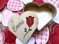 Personalized Heart Shaped Boxes