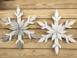 Wooden Snowflakes